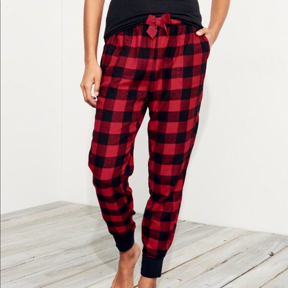 Plaid pajama pants